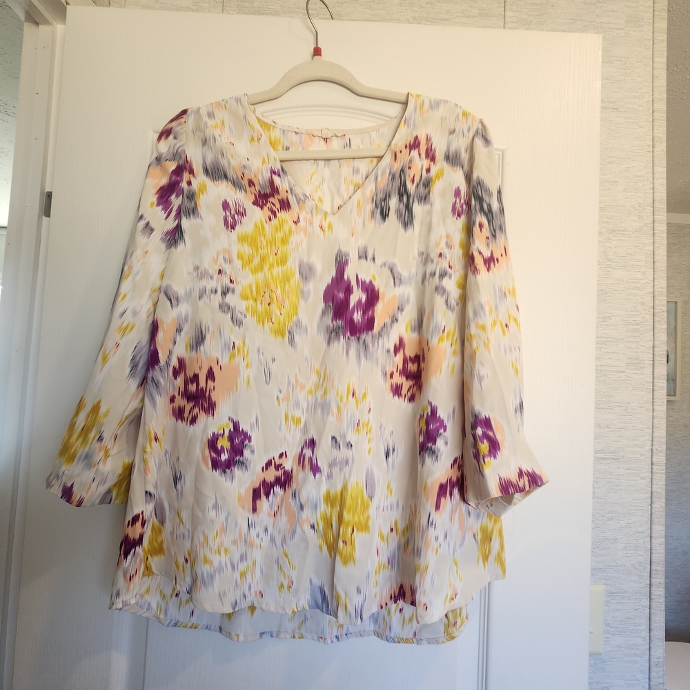 *JODIFL Floral Womens Blouse Size M Euc*